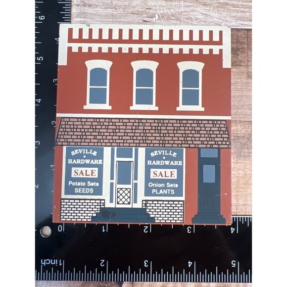 Vintage 1993 The Cats Meow Market Street Series Seville Hardware Store Collectib - Picture 1 of 2